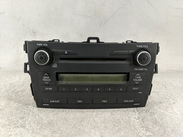 2009-2010 Toyota Corolla Radio AM FM Cd Player Receiver Replacement P/N:86120-02A90 CQ-JS7862X Fits Fits 2009 2010 OEM Used 
