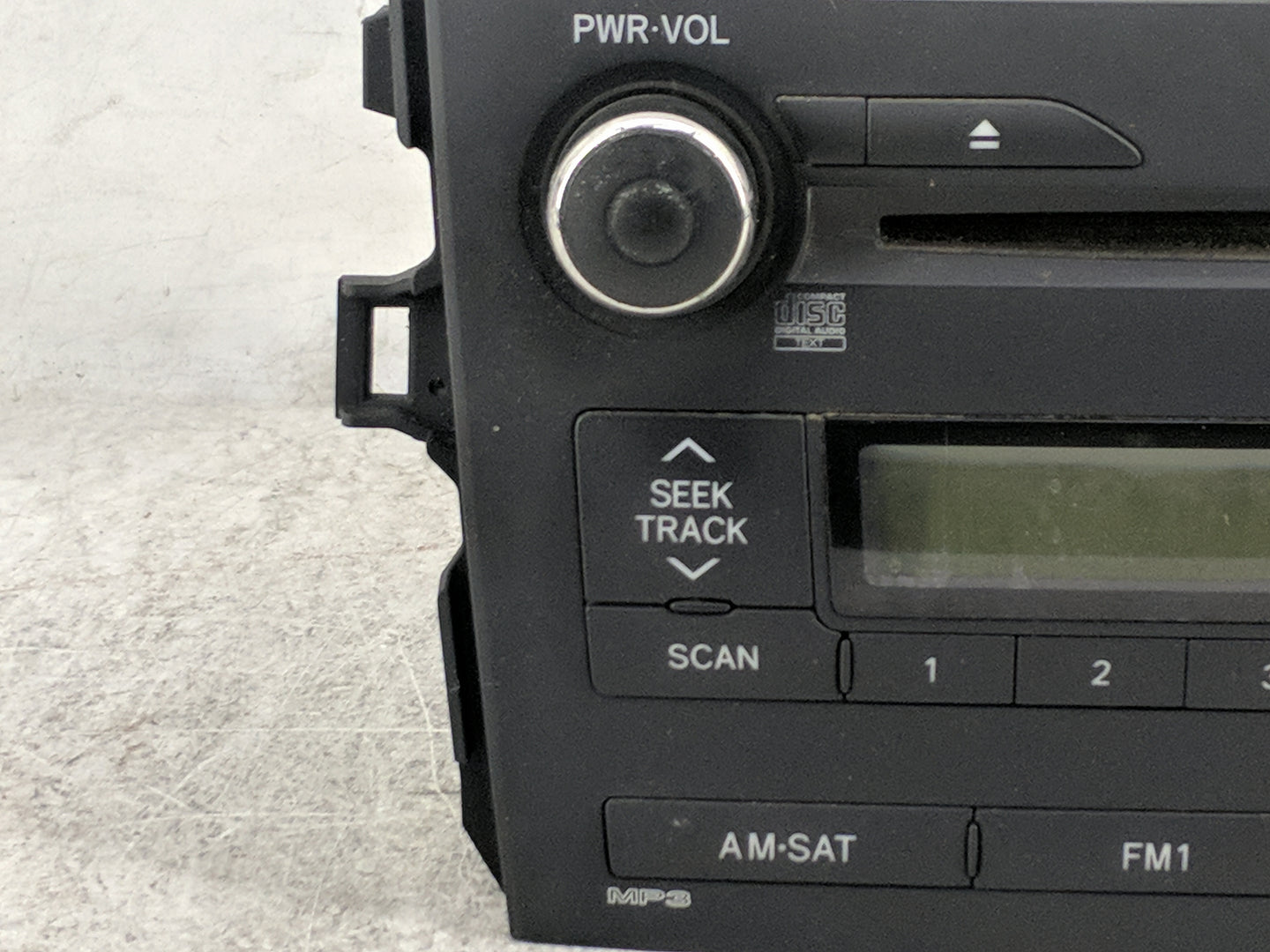 2009-2010 Toyota Corolla Radio AM FM Cd Player Receiver Replacement P/N:86120-02A90 CQ-JS7862X Fits Fits 2009 2010 OEM Used 