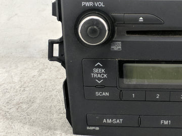 2009-2010 Toyota Corolla Radio AM FM Cd Player Receiver Replacement P/N:86120-02A90 CQ-JS7862X Fits Fits 2009 2010 OEM Used Auto Parts