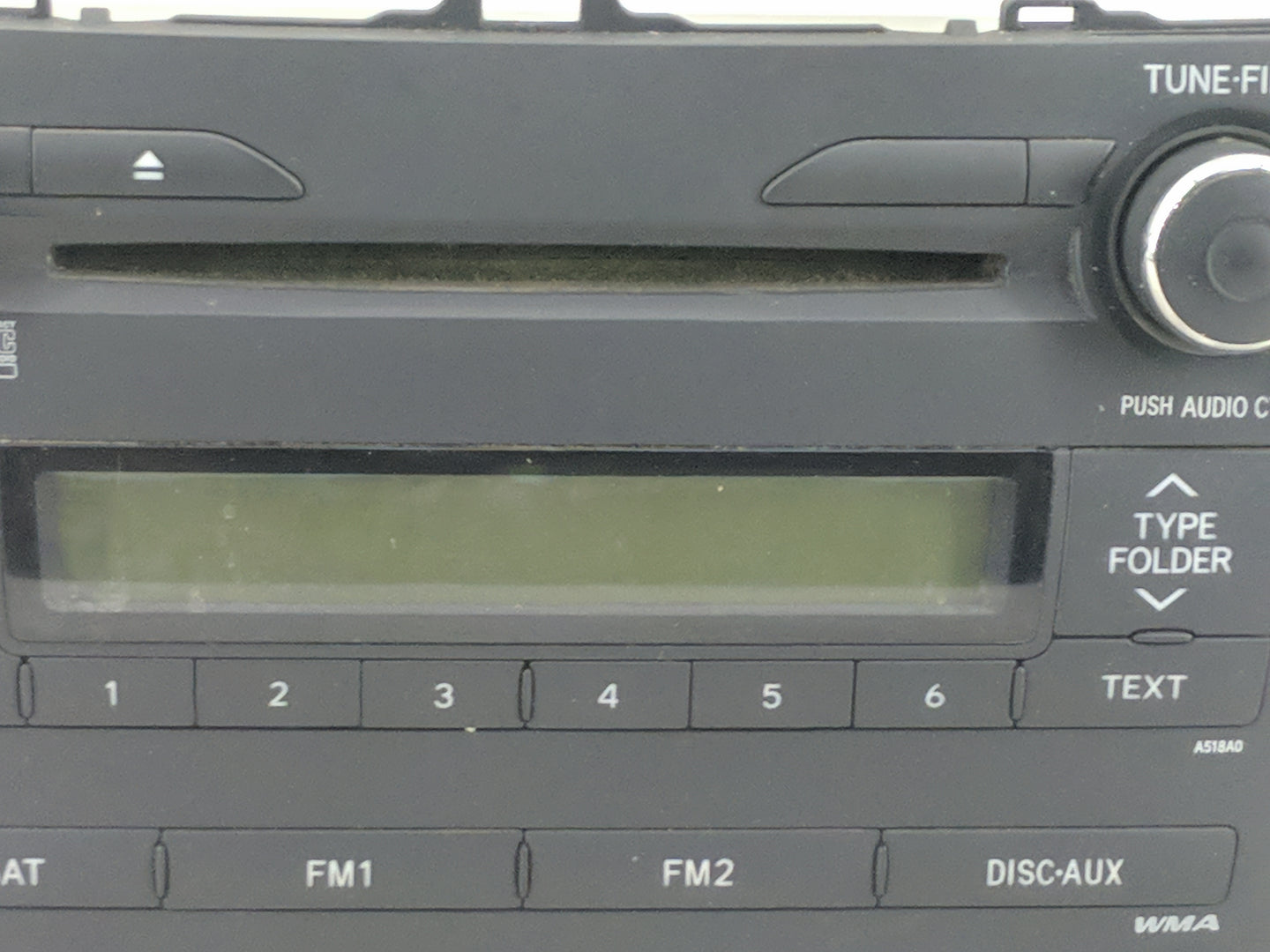 2009-2010 Toyota Corolla Radio AM FM Cd Player Receiver Replacement P/N:86120-02A90 CQ-JS7862X Fits Fits 2009 2010 OEM Used 