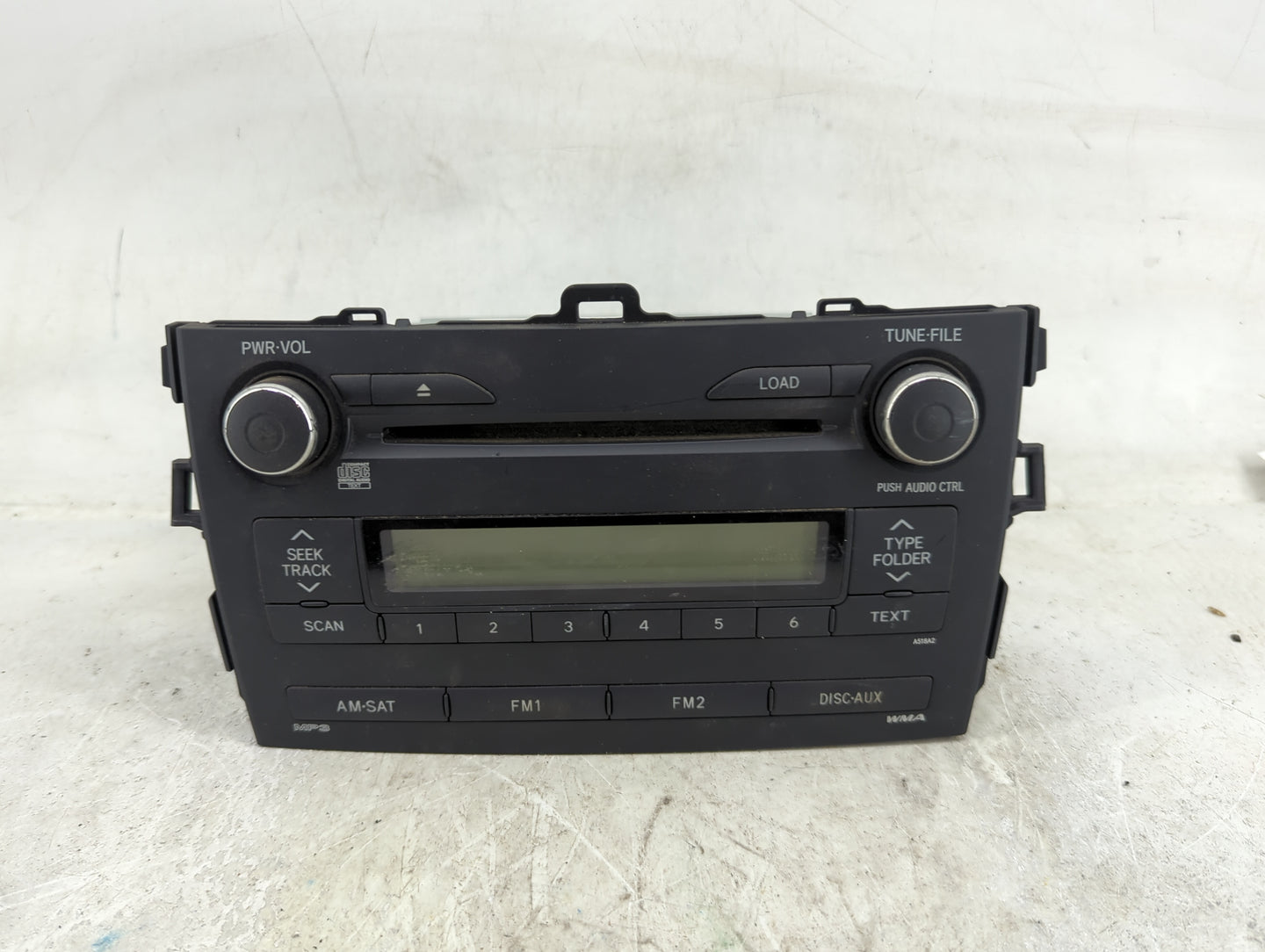 2009-2010 Toyota Corolla Radio AM FM Cd Player Receiver Replacement P/N:86120-02B10 CQ-ES7862X Fits Fits 2009 2010 OEM Used 