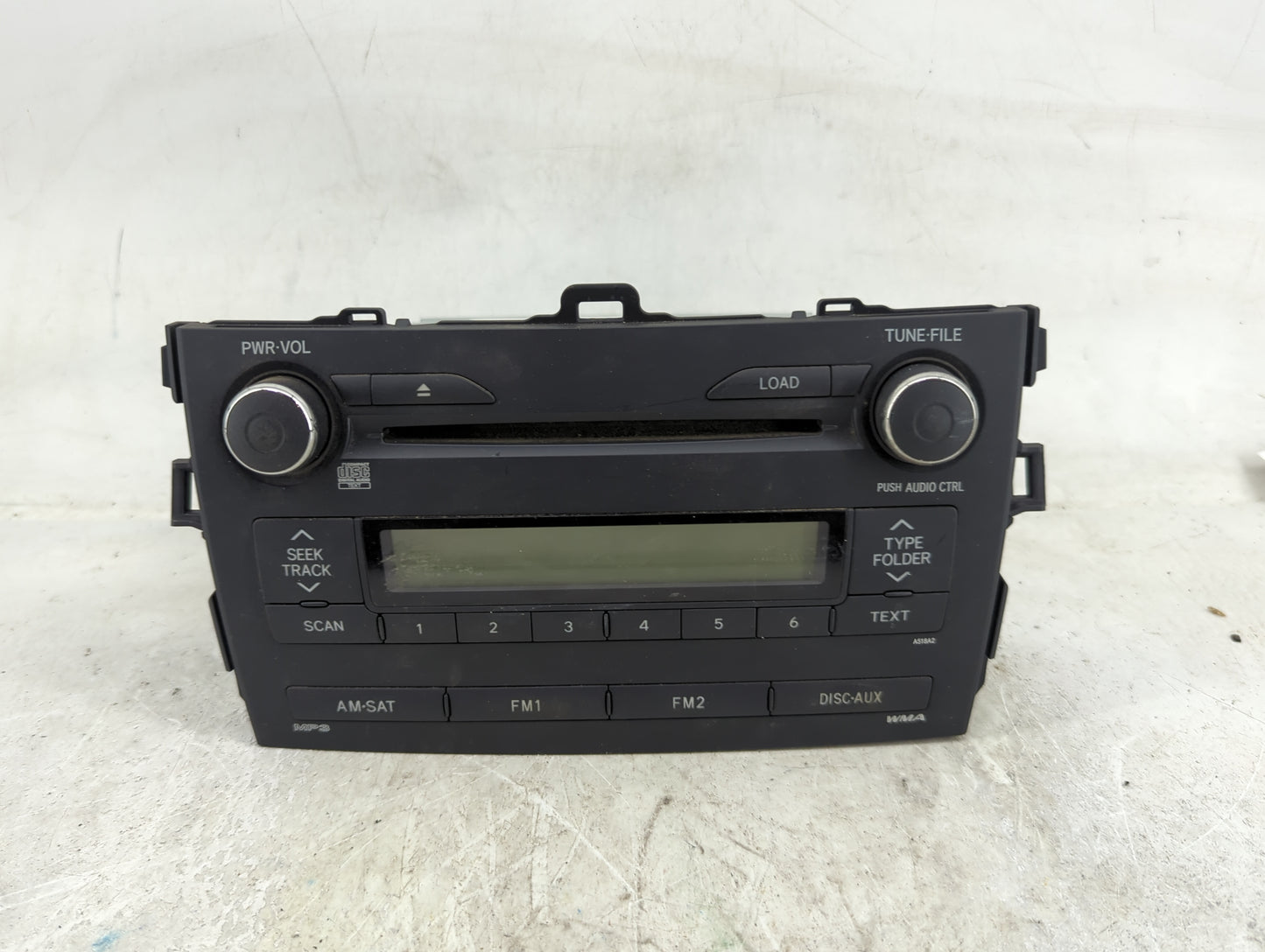 2009-2010 Toyota Corolla Radio AM FM Cd Player Receiver Replacement P/N:86120-02B10 CQ-ES7862X Fits Fits 2009 2010 OEM Used 