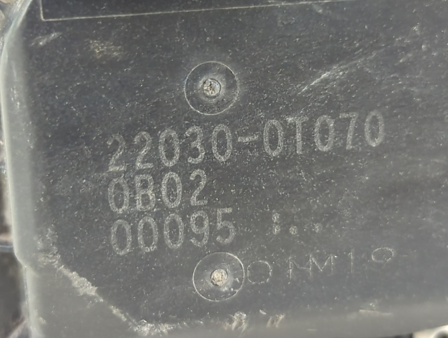 2010 Toyota Corolla Throttle Body P/N:22030-0T070 Fits OEM Used Auto Parts - Oemusedautoparts1.com