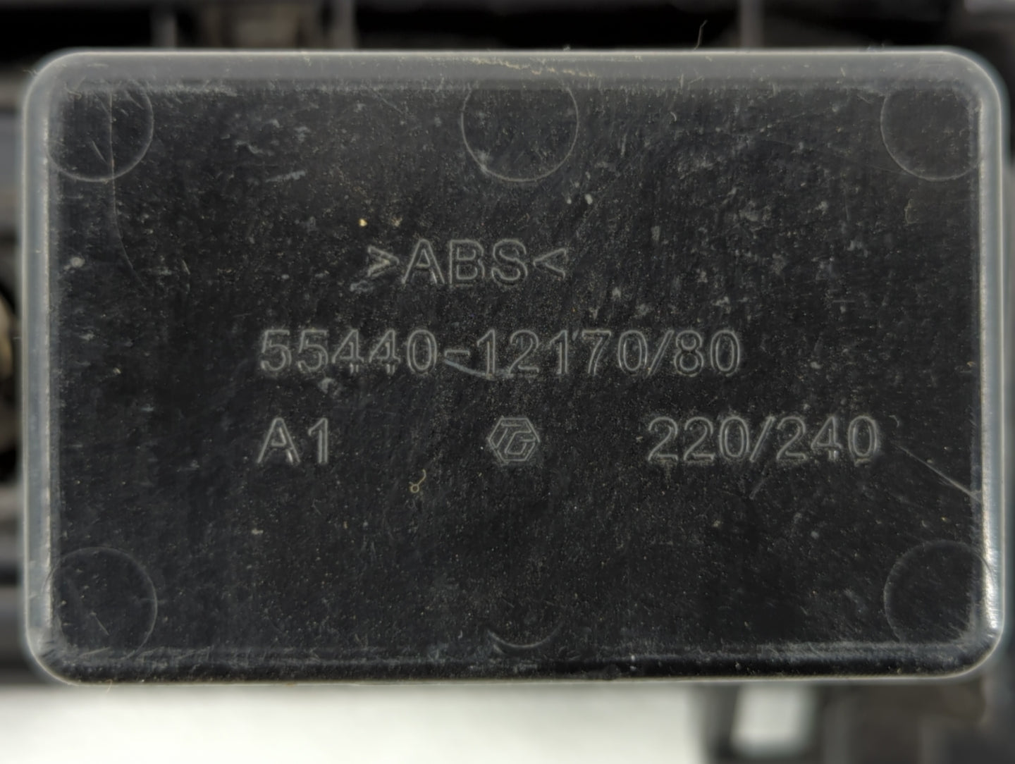 2010 Toyota Corolla Digitial Dash Clock P/N:55440-12170 Fits OEM Used Auto Parts - Oemusedautoparts1.com