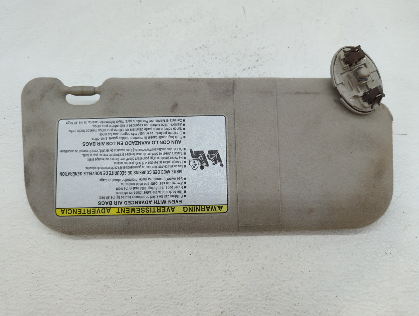 2009-2013 Toyota Corolla Sun Visor Shade Replacement Passenger Right Mirror Fits Fits 2009 2010 2011 2012 2013 OEM Used Auto