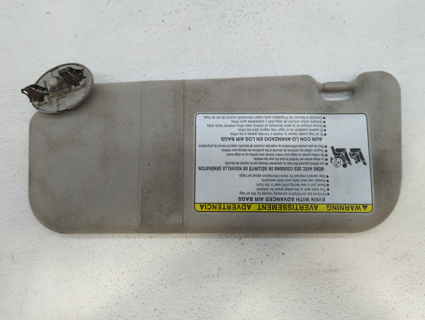 2009-2013 Toyota Corolla Sun Visor Shade Replacement Driver Left Mirror Fits Fits 2009 2010 2011 2012 2013 OEM Used Auto Par