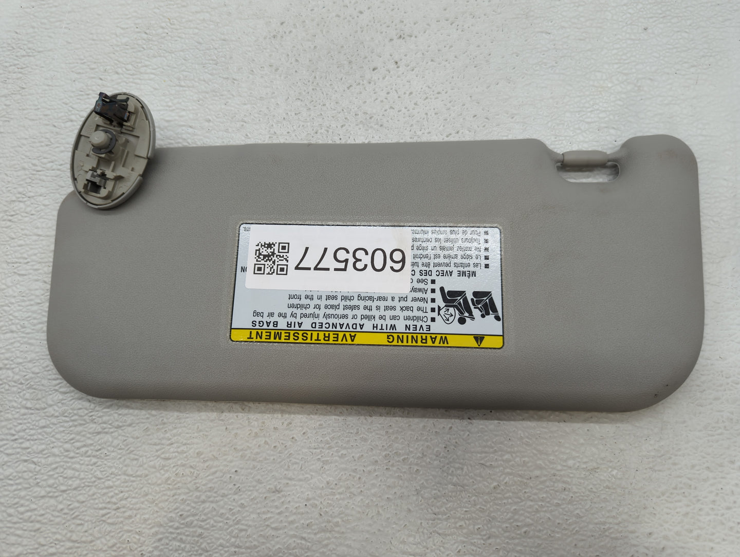 2009-2013 Toyota Corolla Sun Visor Shade Replacement Passenger Right Mirror Fits Fits 2009 2010 2011 2012 2013 OEM Used Auto