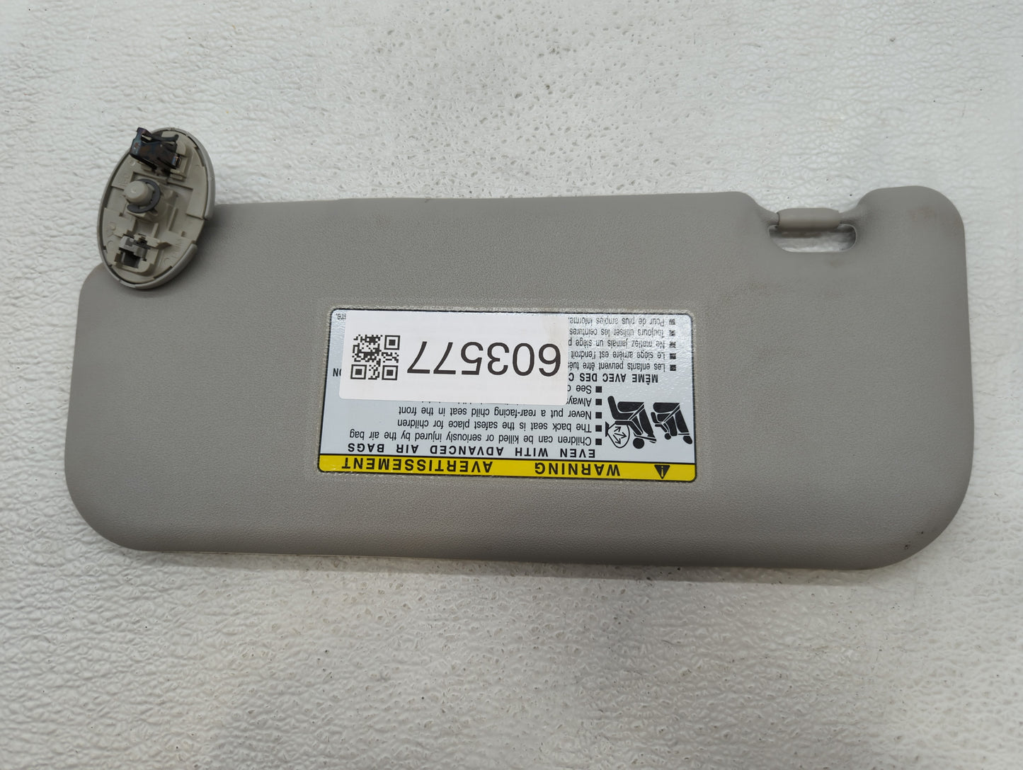 2009-2013 Toyota Corolla Sun Visor Shade Replacement Passenger Right Mirror Fits Fits 2009 2010 2011 2012 2013 OEM Used Auto