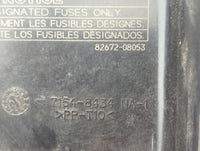 2009-2013 Toyota Corolla Fusebox Fuse Box Panel Relay Module P/N:7154-8434 82672-08053 Fits Fits 2009 2010 2011 2012 2013 20