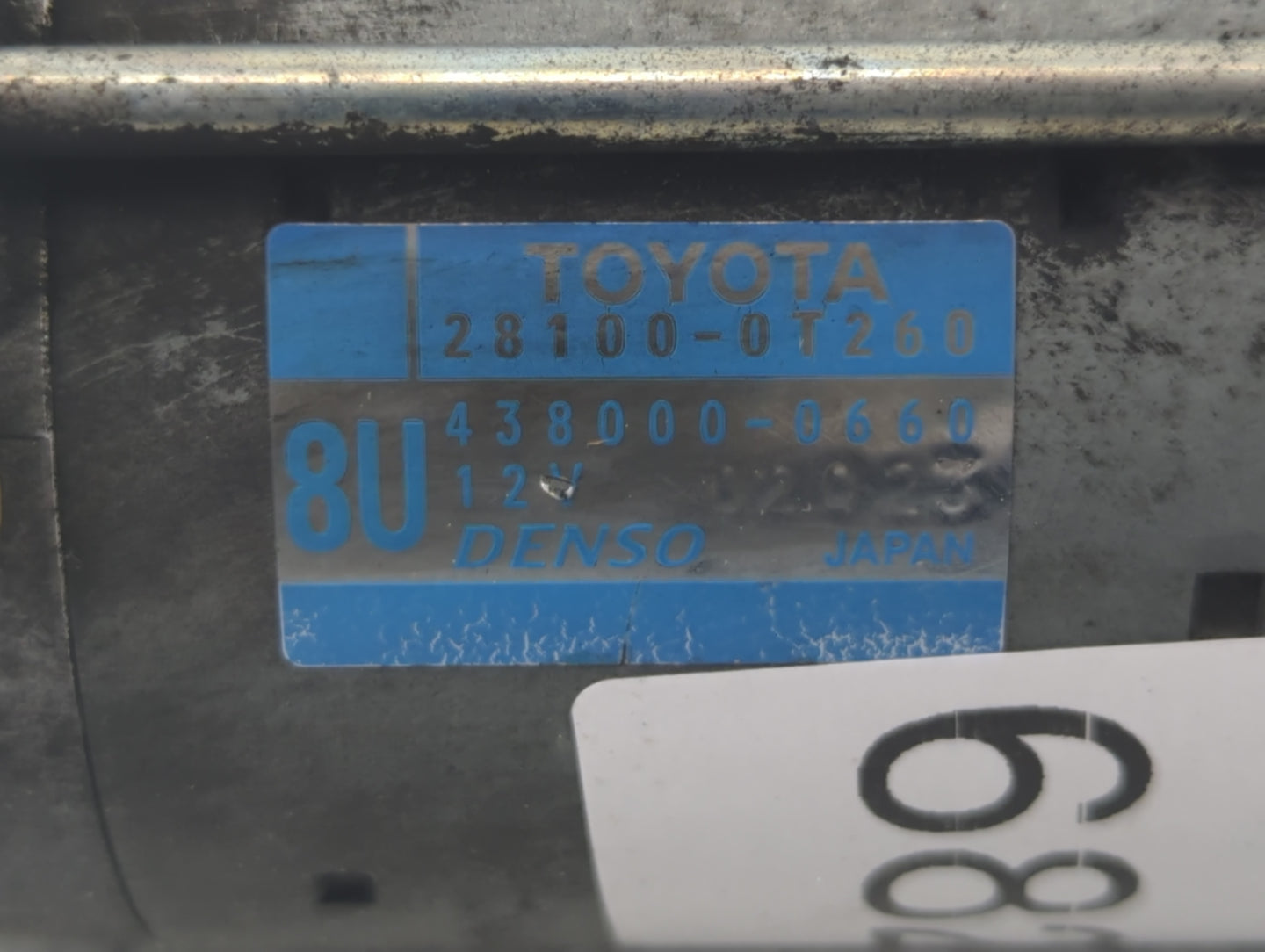 2009-2016 Toyota Corolla Car Starter Motor Solenoid OEM P/N:28100-0T260 TN428000-4302 Fits OEM Used Auto Parts - Oemusedauto