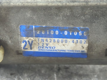 2009-2016 Toyota Corolla Car Starter Motor Solenoid OEM P/N:TN428000-4302 28100-01050 Fits OEM Used Auto Parts