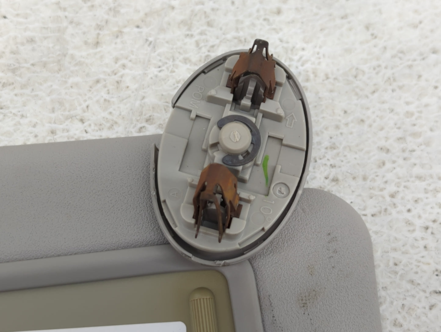 2009-2013 Toyota Corolla Sun Visor Shade Replacement Passenger Right Mirror Fits Fits 2009 2010 2011 2012 2013 OEM Used Auto