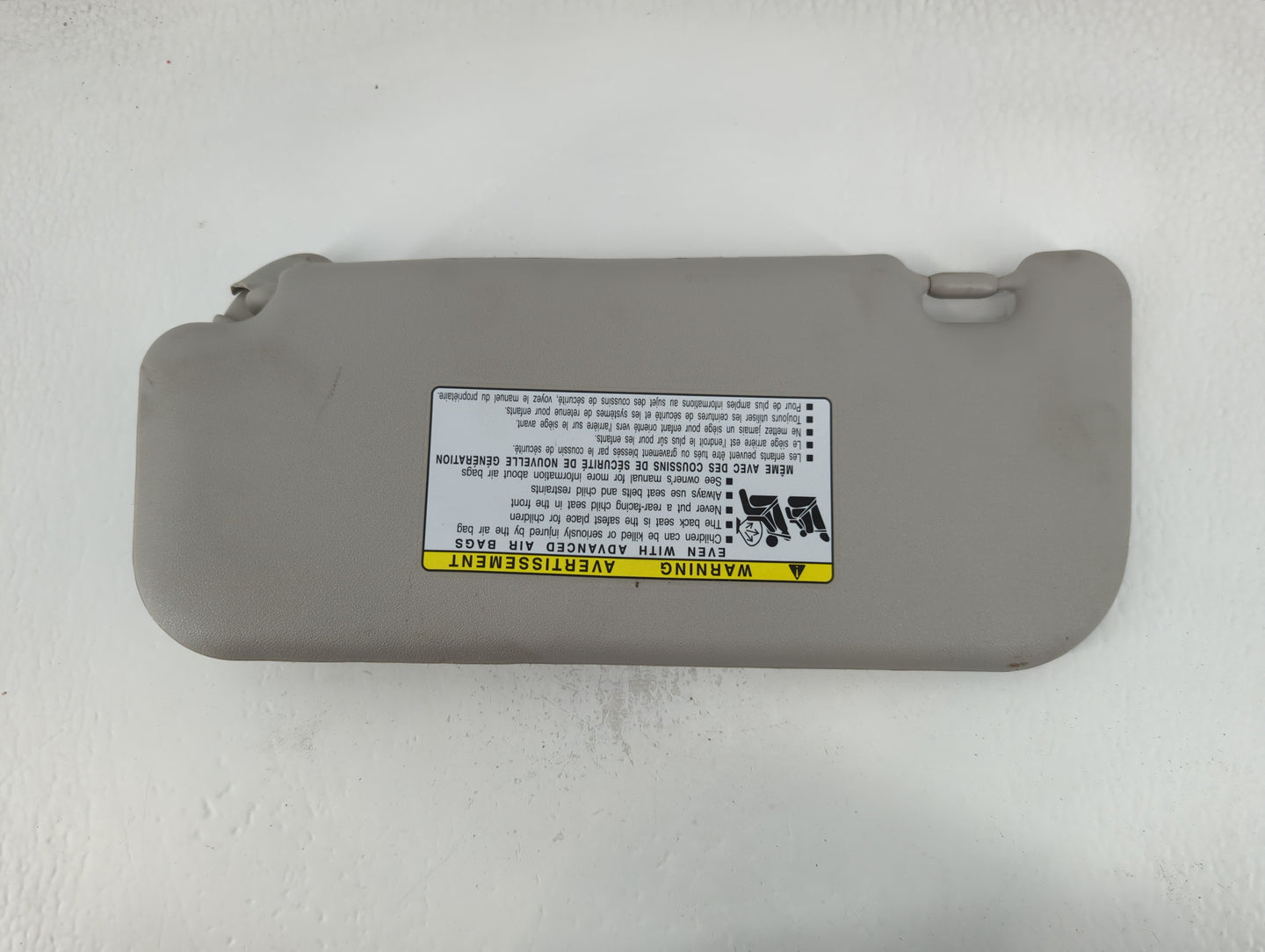 2009-2013 Toyota Corolla Sun Visor Shade Replacement Passenger Right Mirror Fits Fits 2009 2010 2011 2012 2013 OEM Used Auto