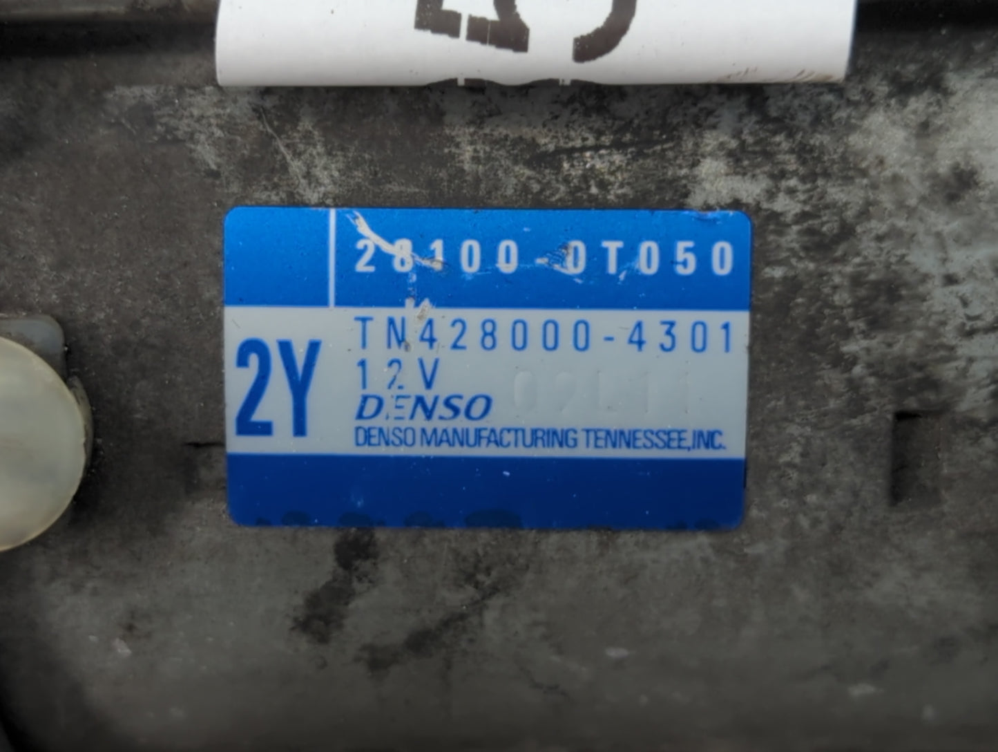 2009-2016 Toyota Corolla Car Starter Motor Solenoid OEM P/N:TN428000-4301 28100-0T050 Fits OEM Used Auto Parts - Oemusedauto