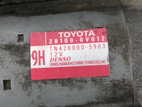2009-2012 Toyota Highlander Car Starter Motor Solenoid OEM P/N:TN428000-5983 28100-0V012 Fits OEM Used Auto Parts - Oemuseda