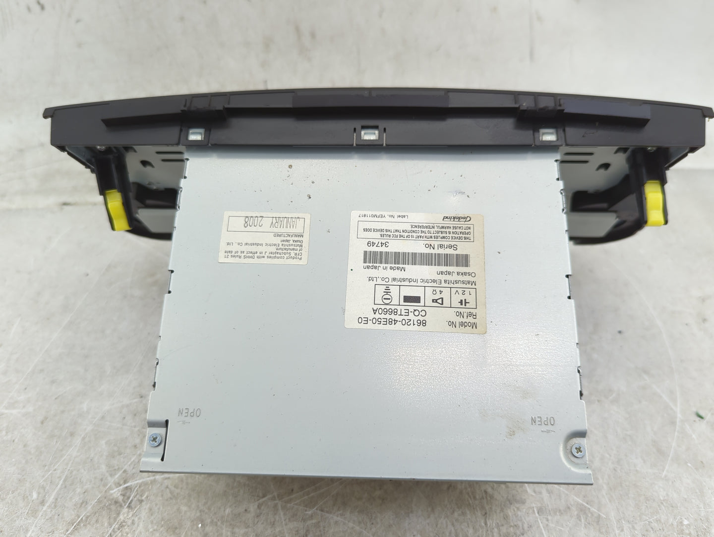 2008-2010 Toyota Highlander Radio AM FM Cd Player Receiver Replacement P/N:86120-48E50-E0 CQ-ET8660A Fits Fits 2008 2009 201