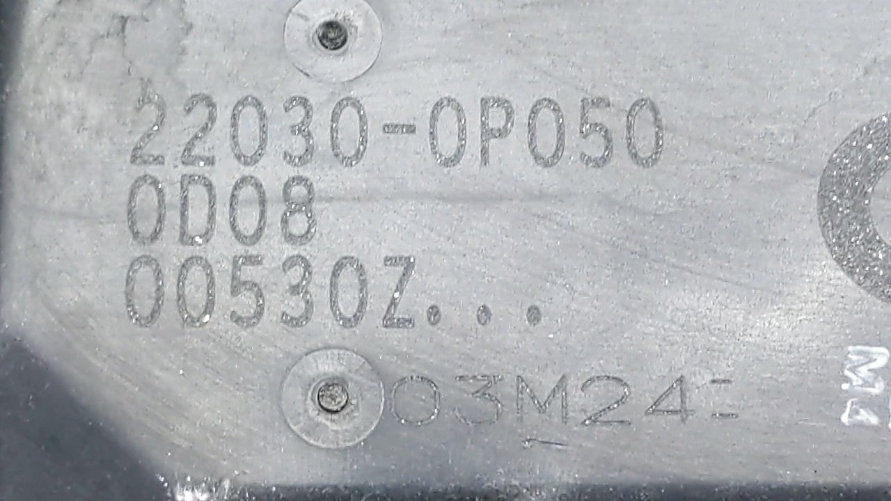 2008-2016 Toyota Highlander Throttle Body P/N:22030-0P050 22030-31030 Fits OEM Used Auto Parts - Oemusedautoparts1.com