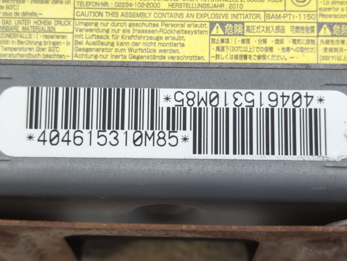 2010 Toyota Highlander Air Bag Passenger Right Dashboard Oem - Oemusedautoparts1.com