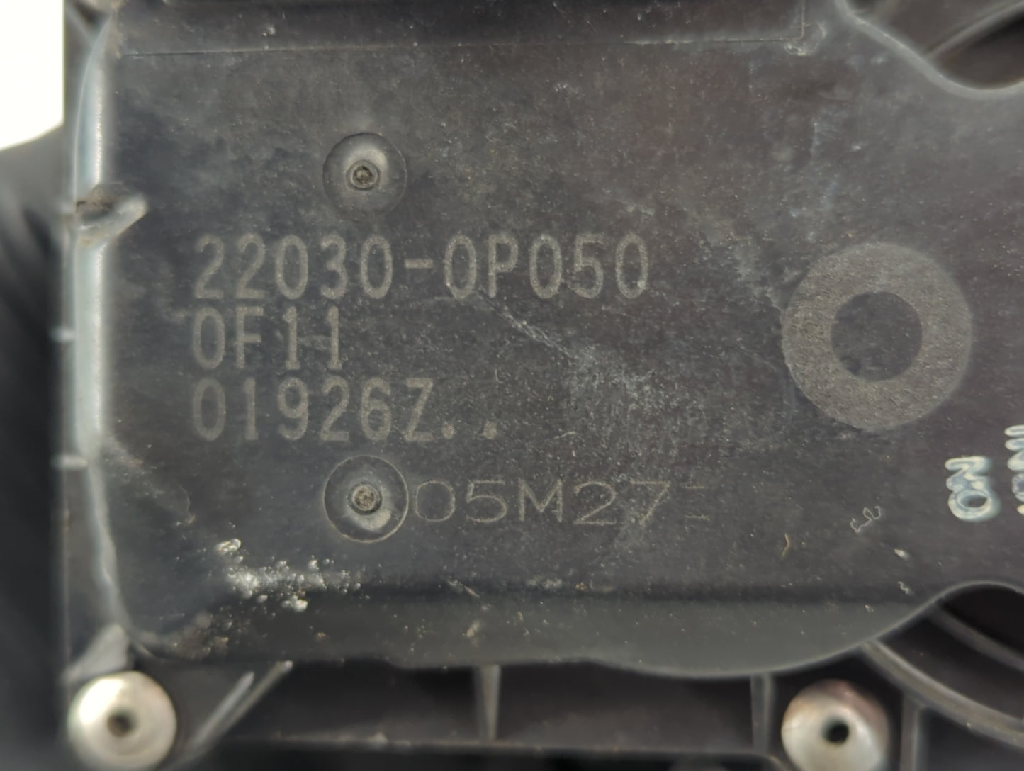 2008-2016 Toyota Highlander Throttle Body P/N:22030-0P050 Fits OEM Used Auto Parts - Oemusedautoparts1.com