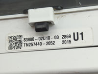 2009-2010 Toyota Matrix Instrument Cluster Speedometer Gauges P/N:83800-02U10 Fits Fits 2009 2010 OEM Used Auto Parts - Oemu