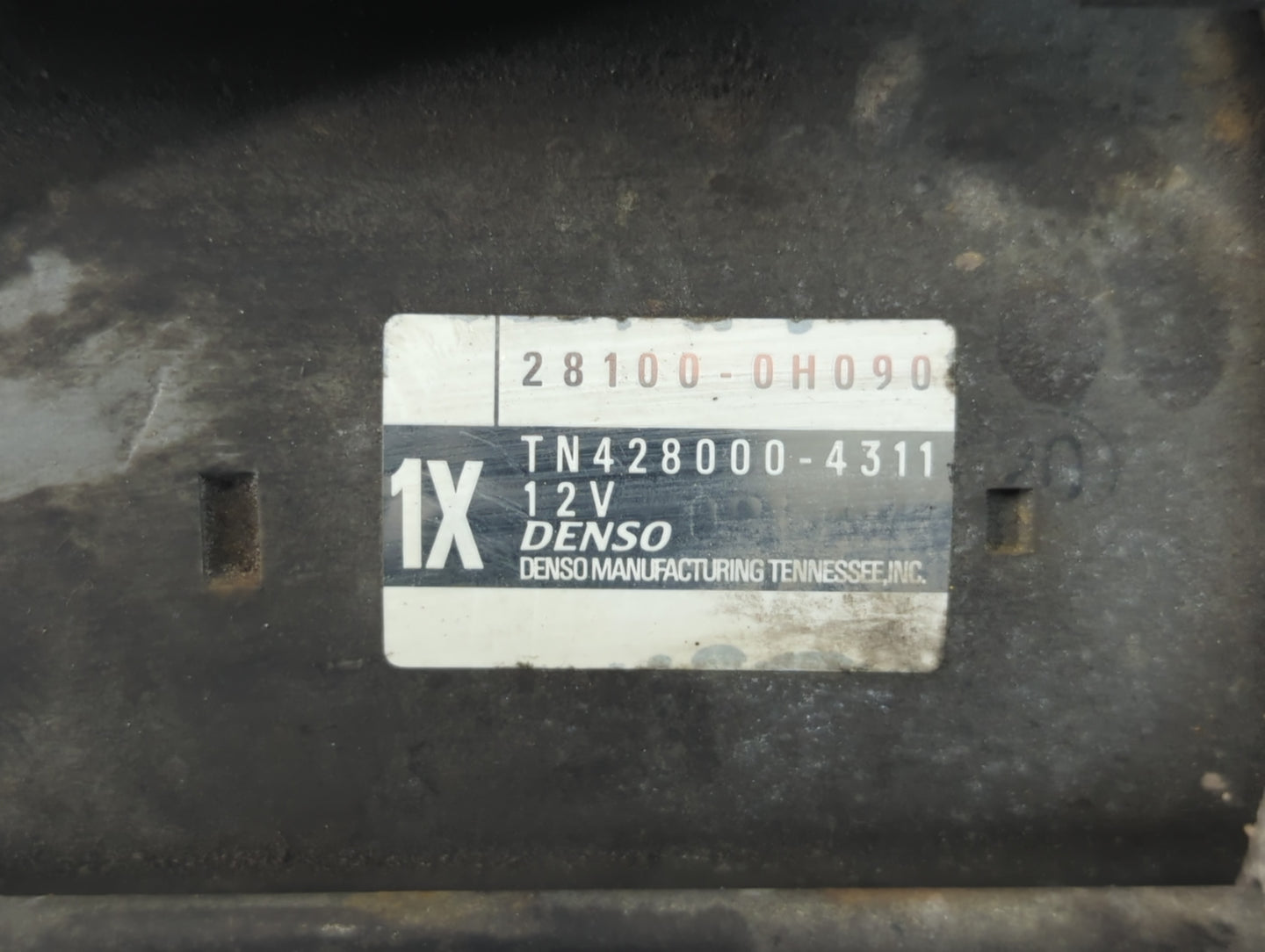 2009-2013 Toyota Matrix Car Starter Motor Solenoid OEM P/N:TN428000-4311 28100-0H090 Fits Fits 2009 2010 2011 2012 2013 OEM 