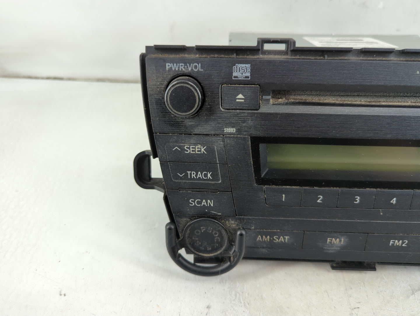 2010-2011 Toyota Prius Radio AM FM Cd Player Receiver Replacement P/N:86120-47290 Fits Fits 2008 2009 2010 2011 2012 2013 OE