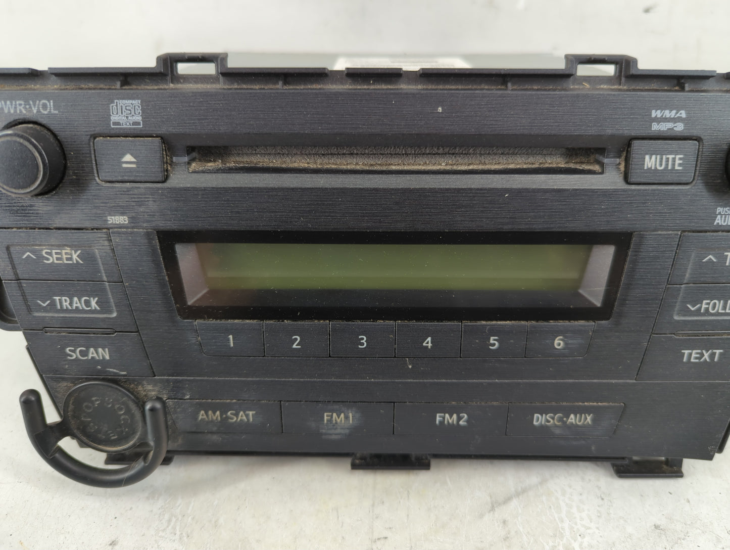 2010-2011 Toyota Prius Radio AM FM Cd Player Receiver Replacement P/N:86120-47290 Fits Fits 2008 2009 2010 2011 2012 2013 OE