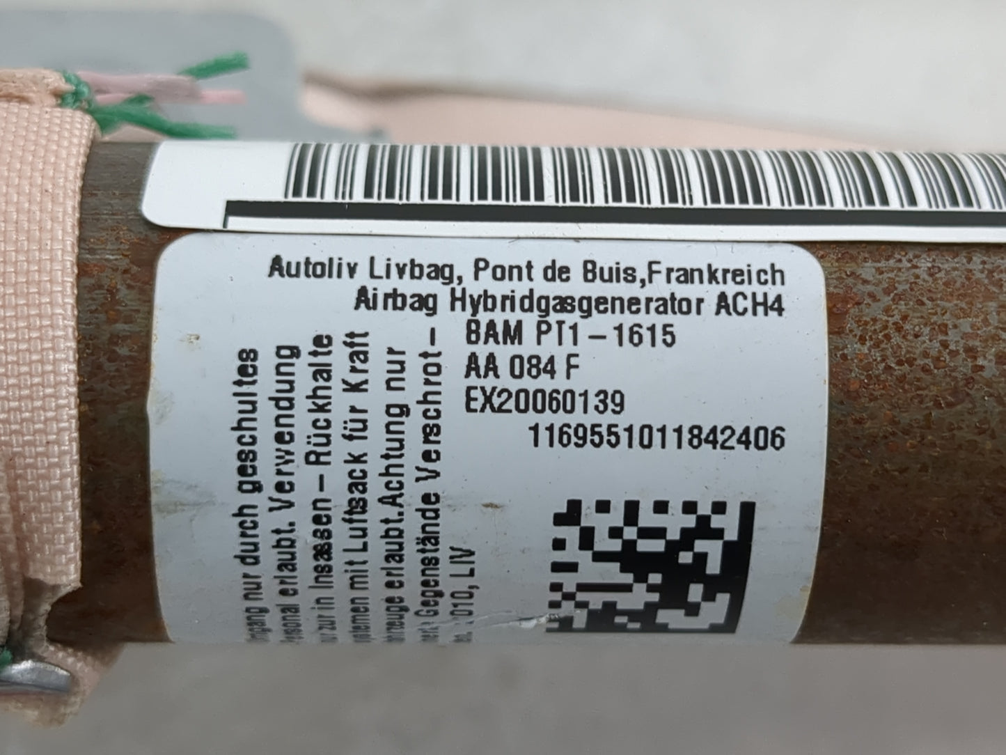 2010-2014 Toyota Prius Passenger Curtain Air Bag Oem - Oemusedautoparts1.com