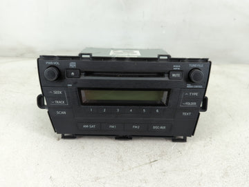 2010-2011 Toyota Prius Radio AM FM Cd Player Receiver Replacement P/N:86120-47290 Fits Fits 2010 2011 OEM Used Auto Parts - 