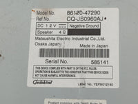 2010-2011 Toyota Prius Radio AM FM Cd Player Receiver Replacement P/N:86120-47290 Fits Fits 2010 2011 OEM Used Auto Parts - 