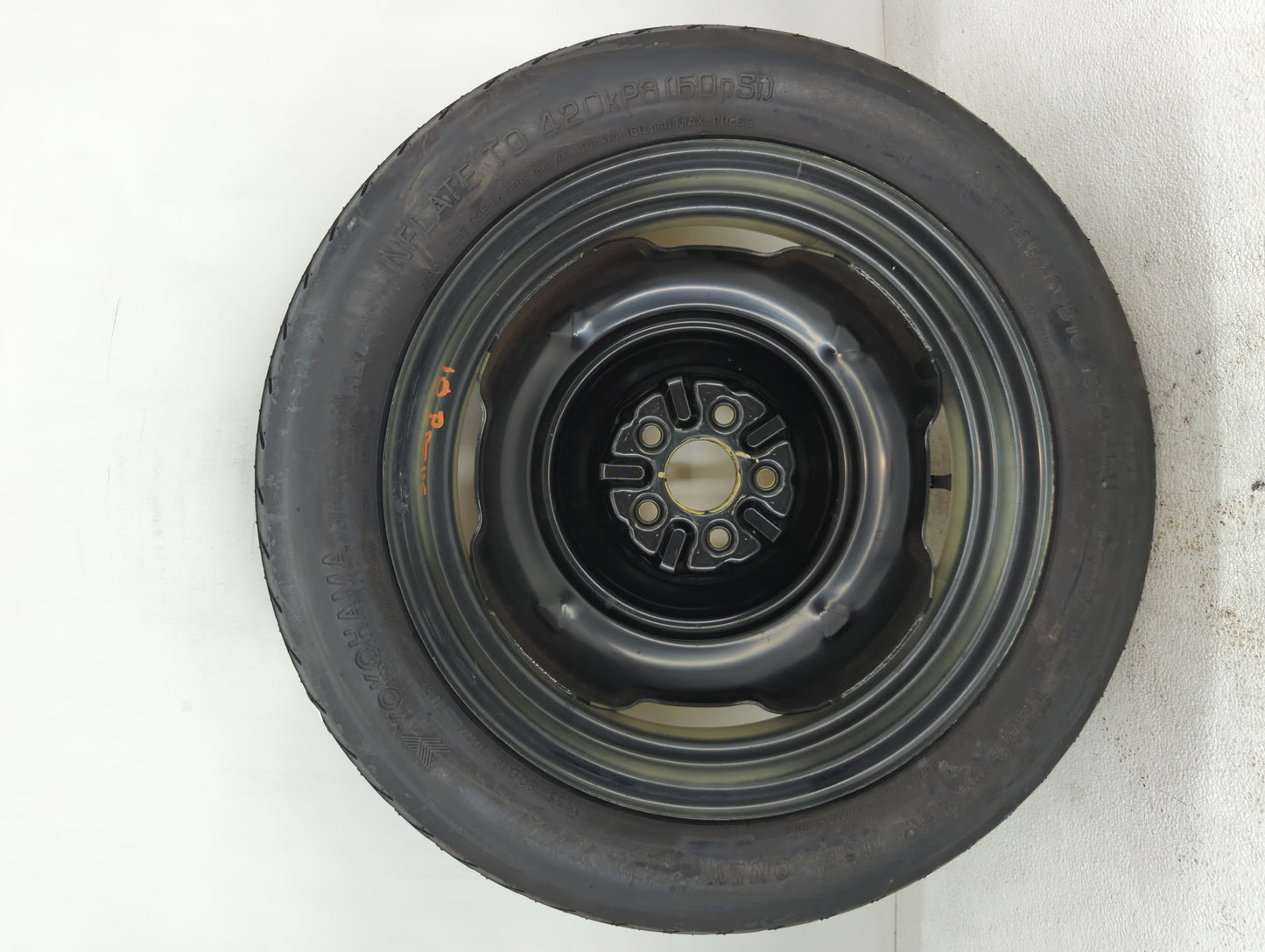 2004-2015 Toyota Prius Spare Donut Tire Wheel Rim Oem - Oemusedautoparts1.com