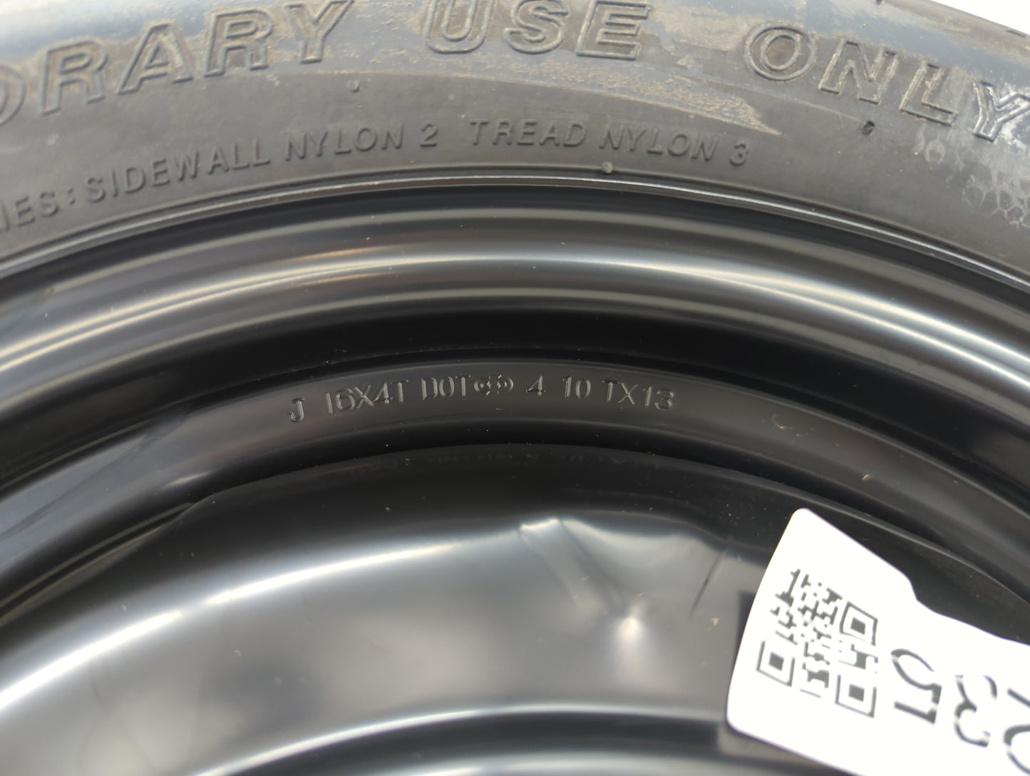 2004-2015 Toyota Prius Spare Donut Tire Wheel Rim Oem - Oemusedautoparts1.com