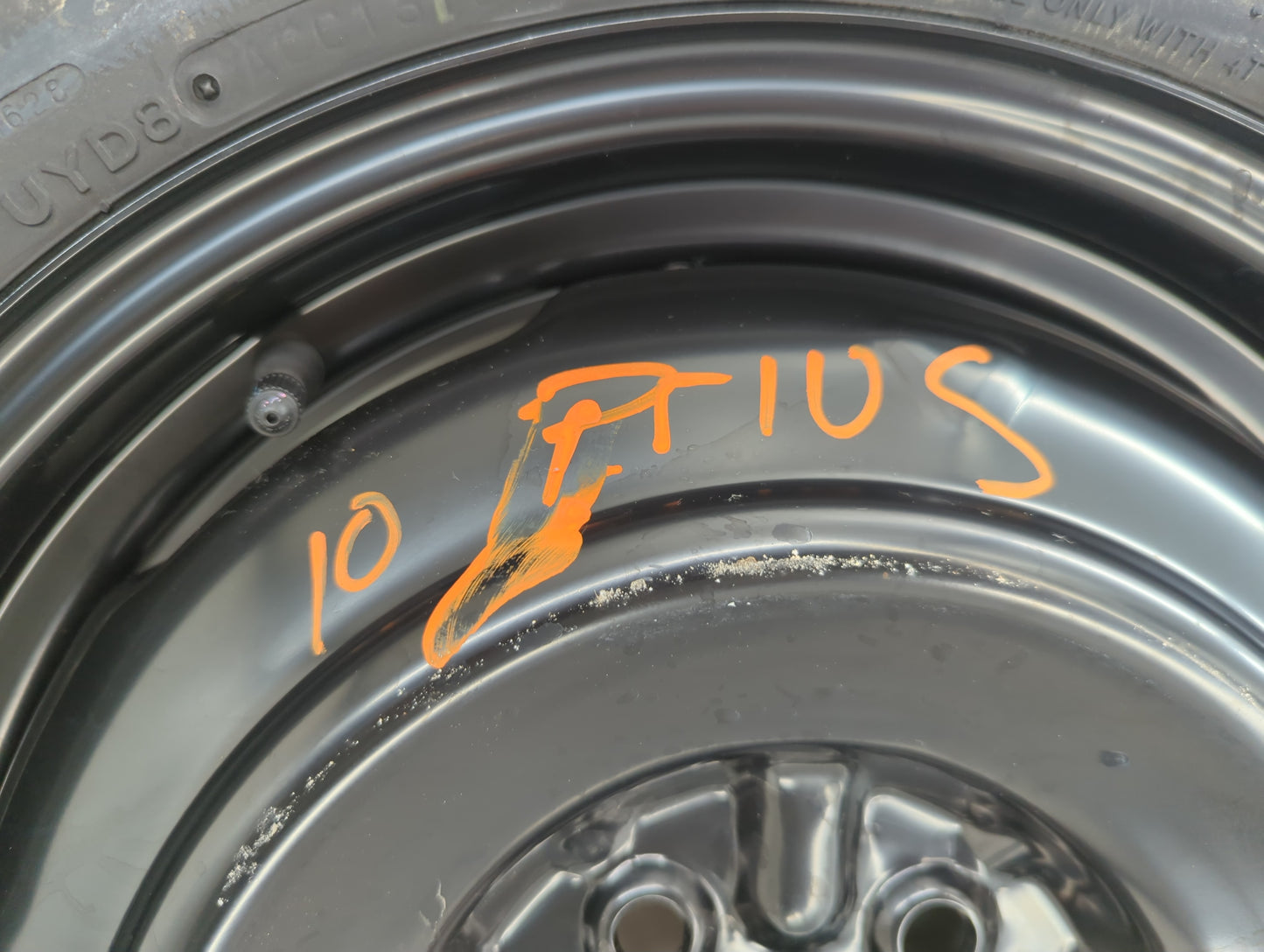 2004-2015 Toyota Prius Spare Donut Tire Wheel Rim Oem - Oemusedautoparts1.com