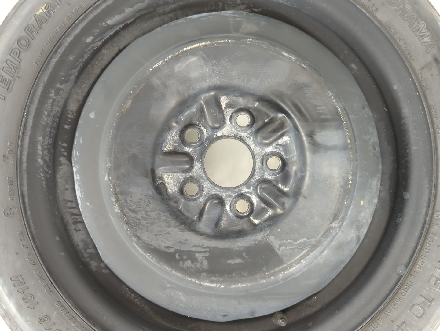 2004-2015 Toyota Prius Spare Donut Tire Wheel Rim Oem - Oemusedautoparts1.com