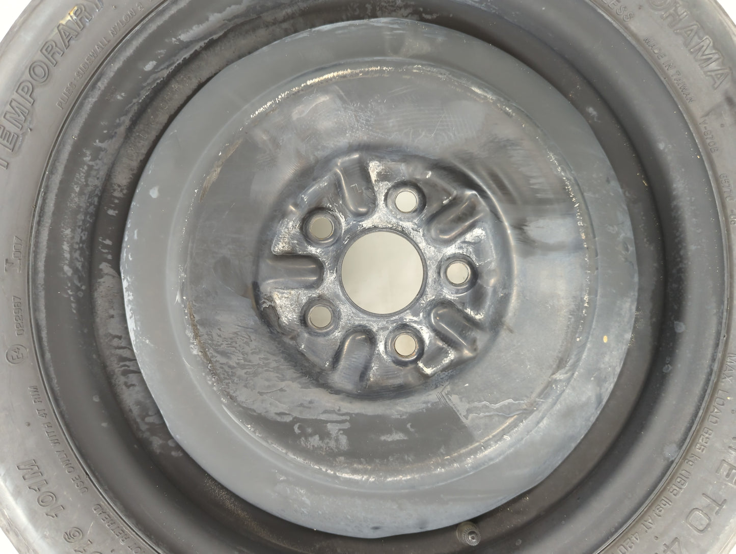 2004-2015 Toyota Prius Spare Donut Tire Wheel Rim Oem - Oemusedautoparts1.com