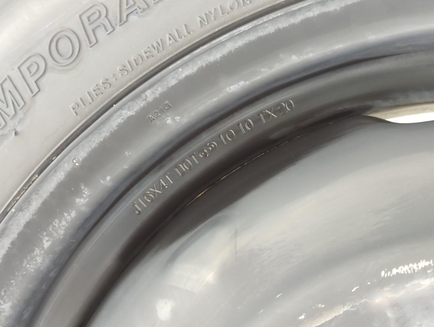 2004-2015 Toyota Prius Spare Donut Tire Wheel Rim Oem - Oemusedautoparts1.com