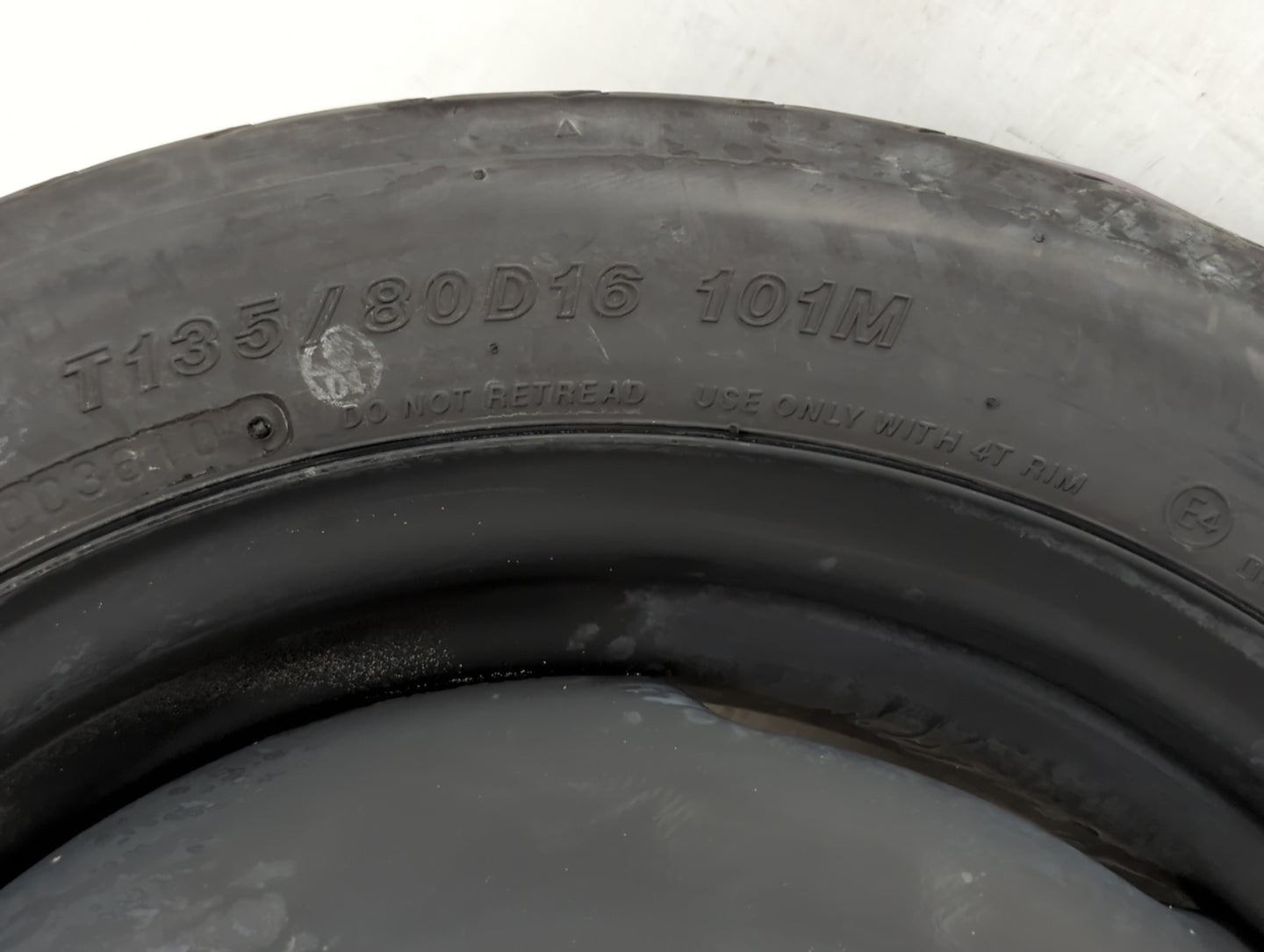 2004-2015 Toyota Prius Spare Donut Tire Wheel Rim Oem - Oemusedautoparts1.com