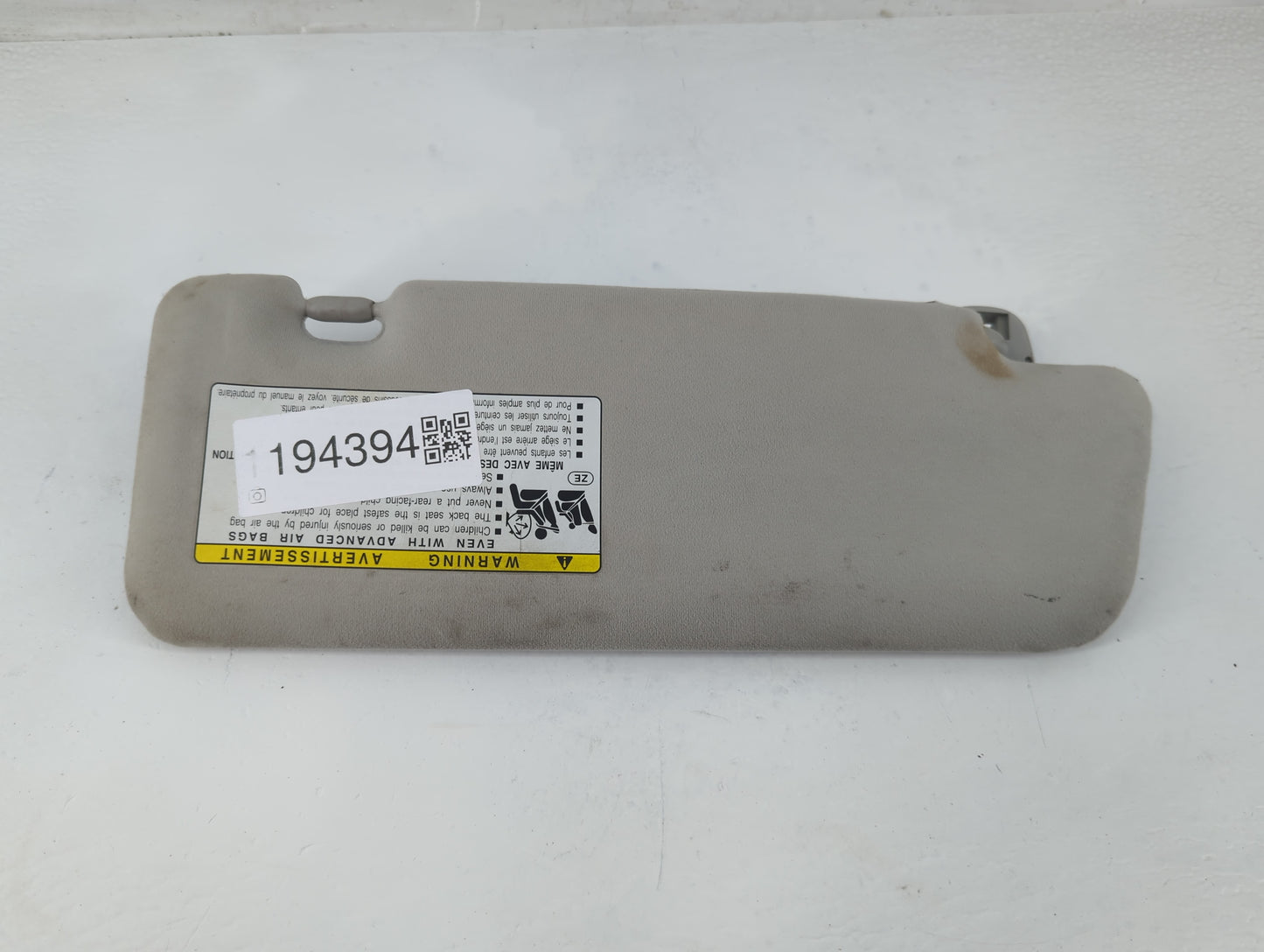 2010-2015 Toyota Prius Sun Visor Shade Replacement Passenger Right Mirror Fits Fits 2010 2011 2012 2013 2014 2015 OEM Used A