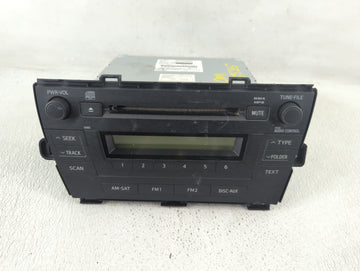 2010-2011 Toyota Prius Radio AM FM Cd Player Receiver Replacement P/N:86120-47290 Fits Fits 2010 2011 OEM Used Auto Parts - 