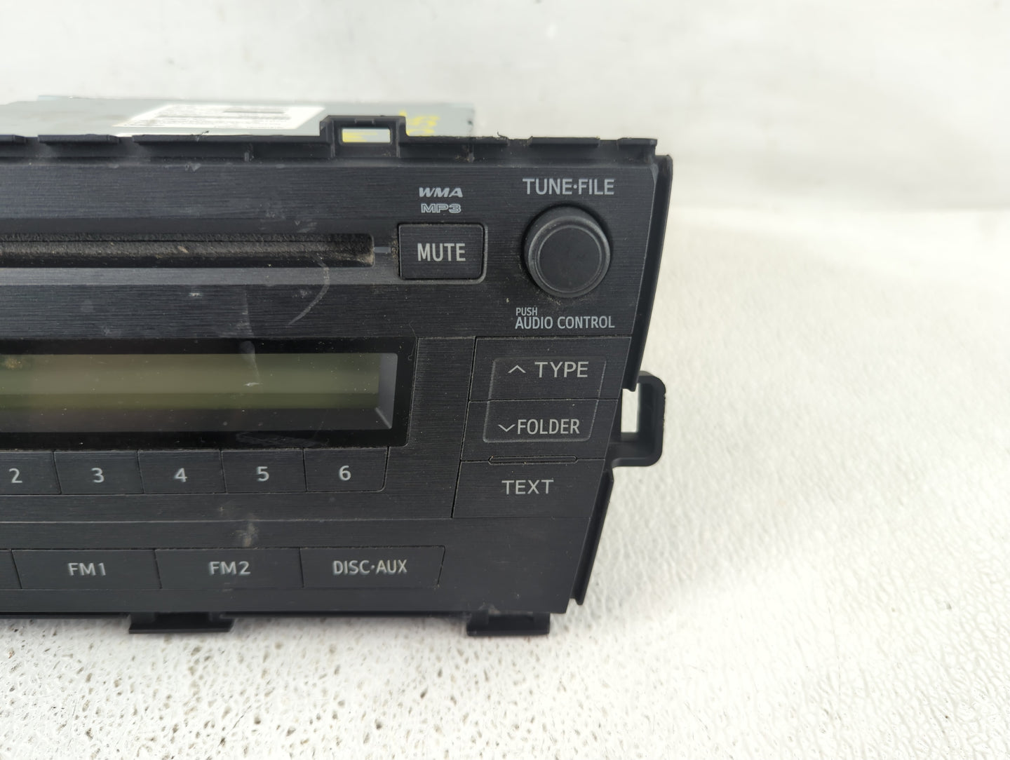 2010-2011 Toyota Prius Radio AM FM Cd Player Receiver Replacement P/N:86120-47290 Fits Fits 2010 2011 OEM Used Auto Parts - 