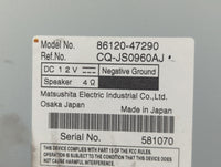 2010-2011 Toyota Prius Radio AM FM Cd Player Receiver Replacement P/N:86120-47290 Fits Fits 2010 2011 OEM Used Auto Parts - 