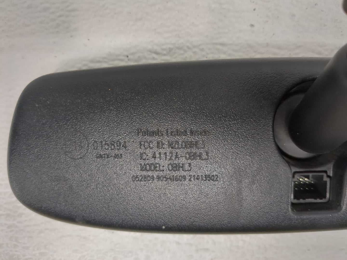 2010-2015 Toyota Prius Interior Rear View Mirror Replacement OEM P/N:E11015894 4112A-0BHL3 Fits Fits 2010 2011 2012 2013 201