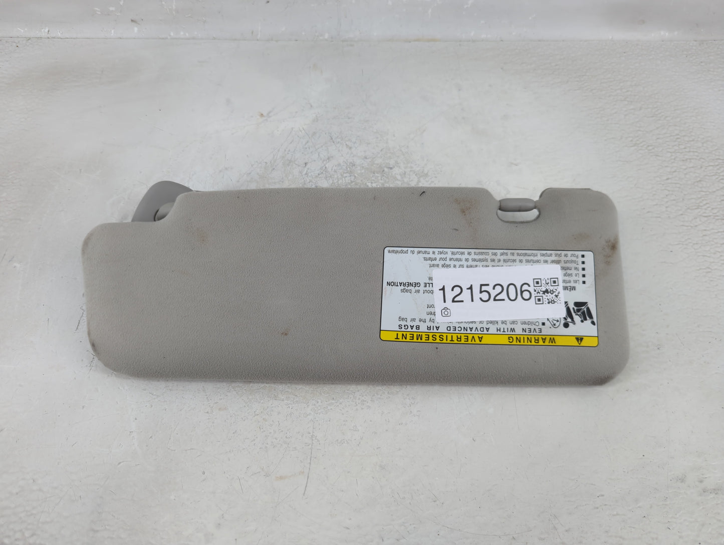 2010-2015 Toyota Prius Sun Visor Shade Replacement Passenger Right Mirror Fits Fits 2010 2011 2012 2013 2014 2015 OEM Used A