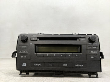 2010-2011 Toyota Prius Radio AM FM Cd Player Receiver Replacement P/N:86120-47370 Fits Fits 2010 2011 OEM Used Auto Parts - 