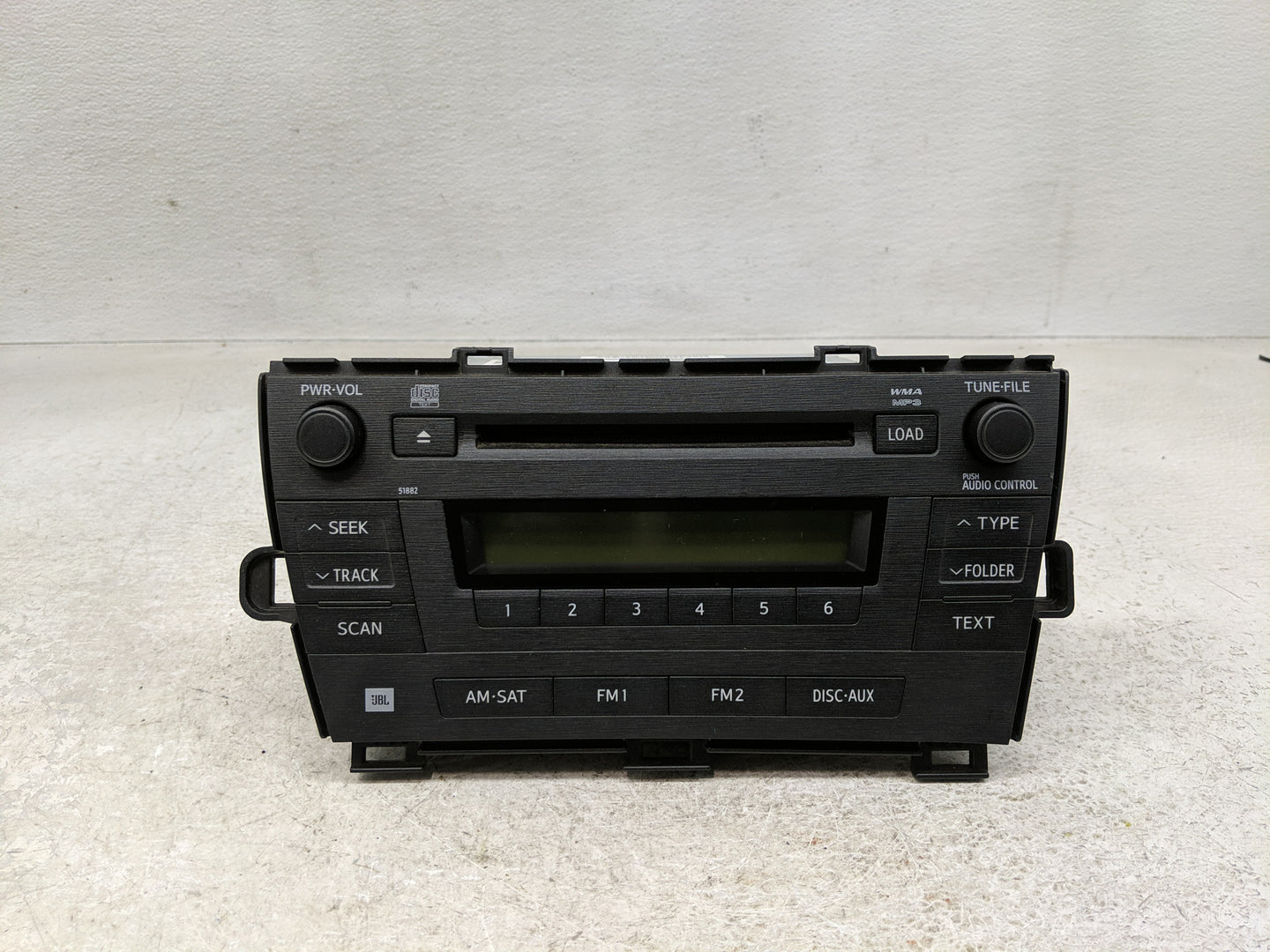 2010-2011 Toyota Prius Radio AM FM Cd Player Receiver Replacement P/N:86120-47370 Fits Fits 2008 2009 2010 2011 2012 2013 OE