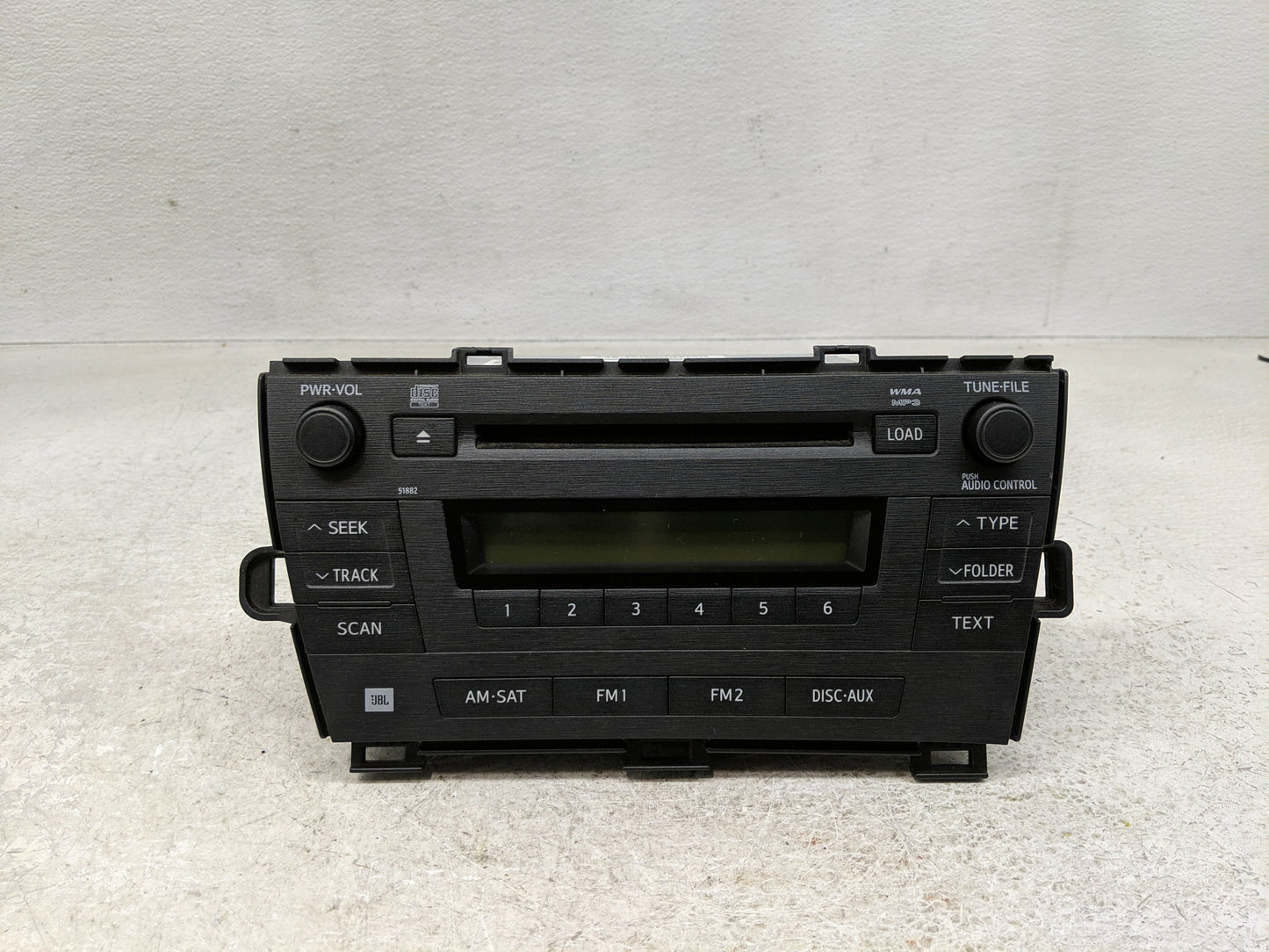 2010-2011 Toyota Prius Radio AM FM Cd Player Receiver Replacement P/N:86120-47370 Fits Fits 2008 2009 2010 2011 2012 2013 OE