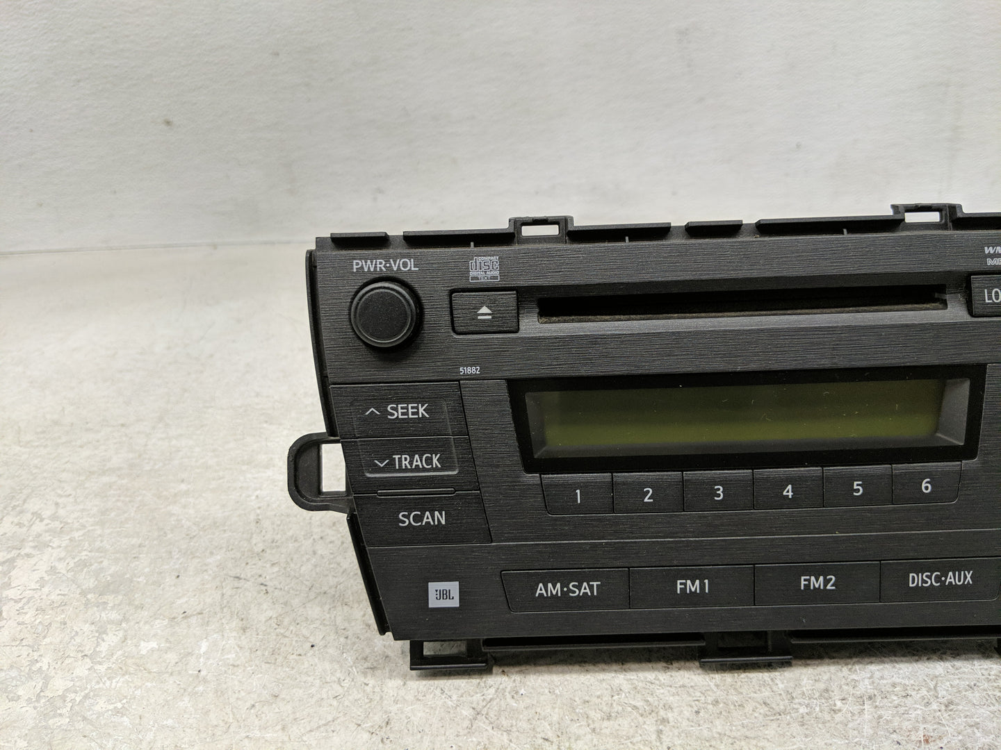 2010-2011 Toyota Prius Radio AM FM Cd Player Receiver Replacement P/N:86120-47370 Fits Fits 2008 2009 2010 2011 2012 2013 OE