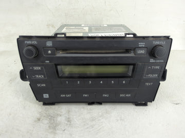 2010-2011 Toyota Prius Radio AM FM Cd Player Receiver Replacement P/N:86120-47370 Fits Fits 2010 2011 OEM Used Auto Parts - 