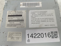 2010-2011 Toyota Prius Radio AM FM Cd Player Receiver Replacement P/N:86120-47370 Fits Fits 2010 2011 OEM Used Auto Parts - 