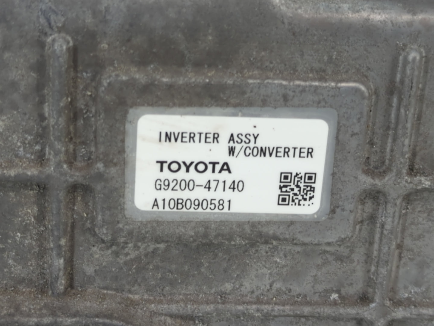 2010-2011 Toyota Prius Hybrid DC Synergy Drive Power Inverter P/N:G9200-47140 Fits Fits 2010 2011 OEM Used Auto Parts - Oemu